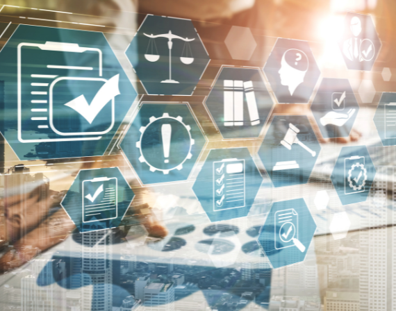 foto de iconos legal, ambiental...